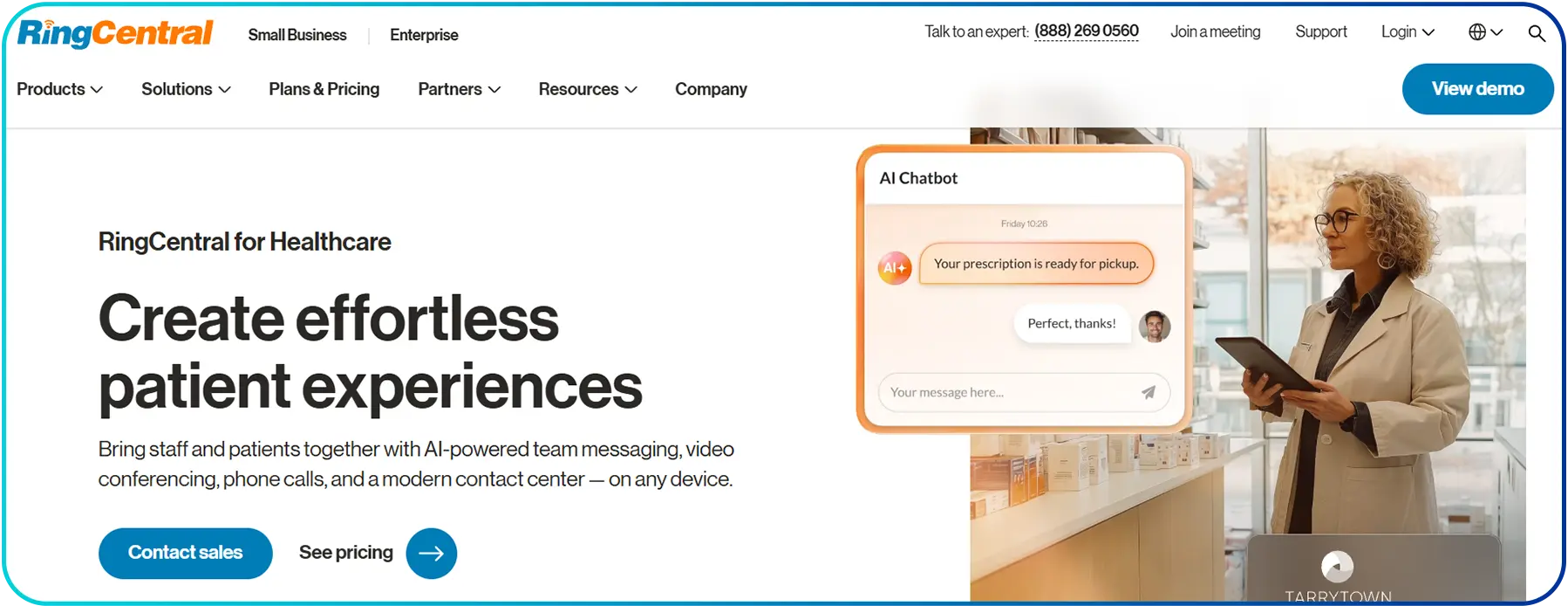 ringcentral as cloud telephony in healthcare sector