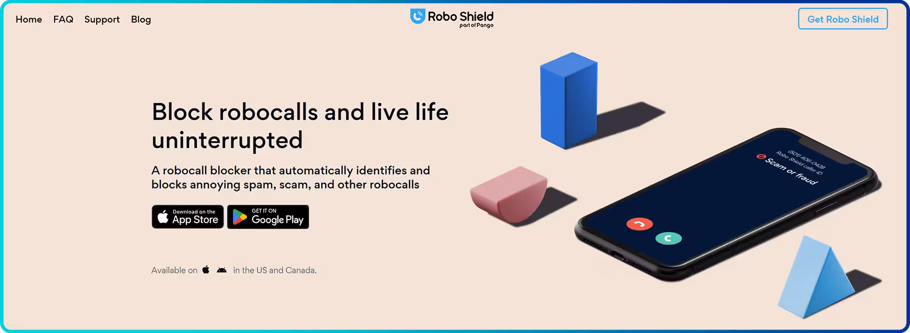 robo shield homepage