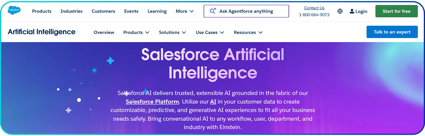 salesforce homepage