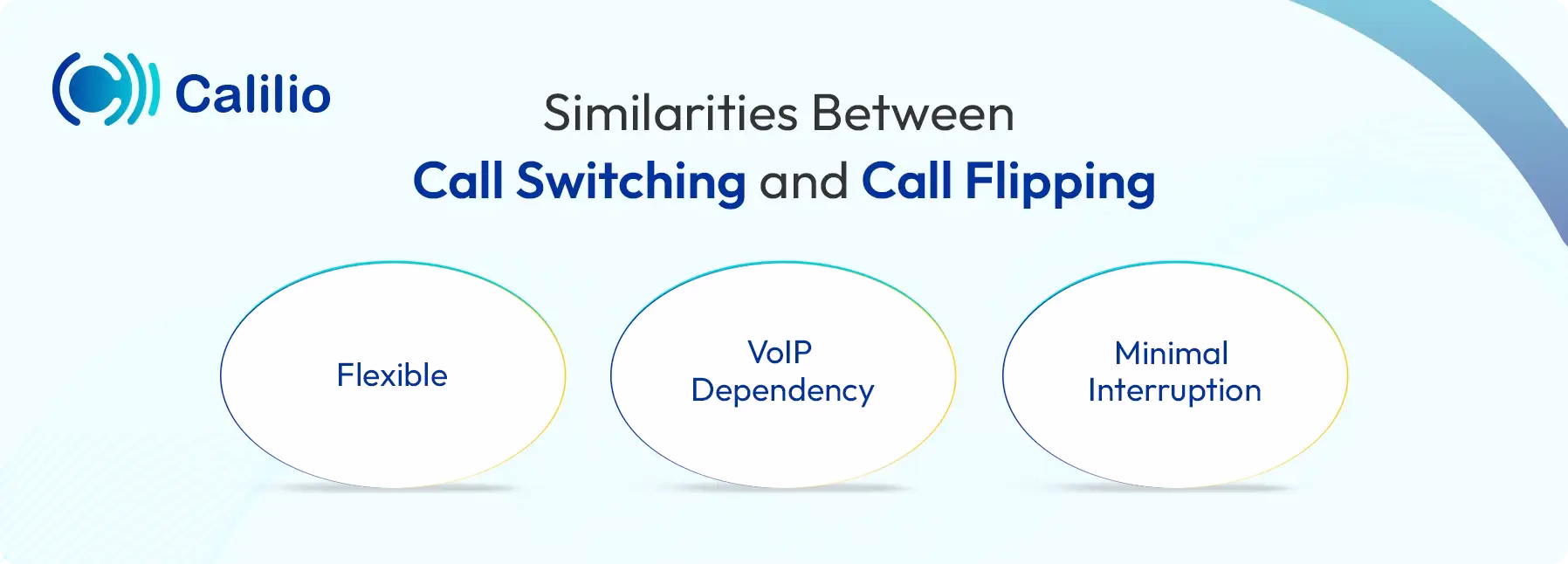 commonalities between call switching and call flipping