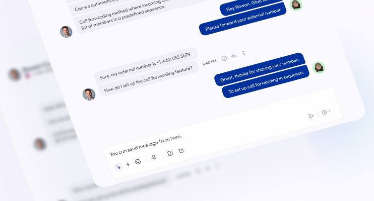 text messaging feature