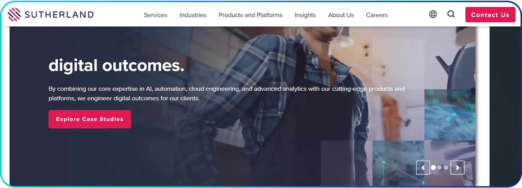 homepage image of sutherland global services