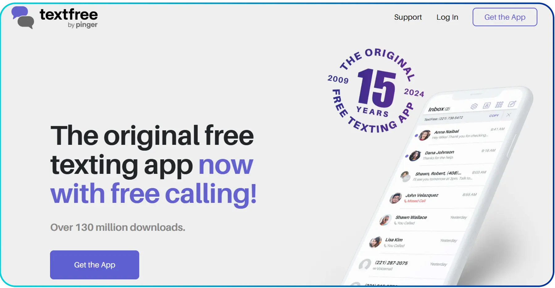 textfree homepage