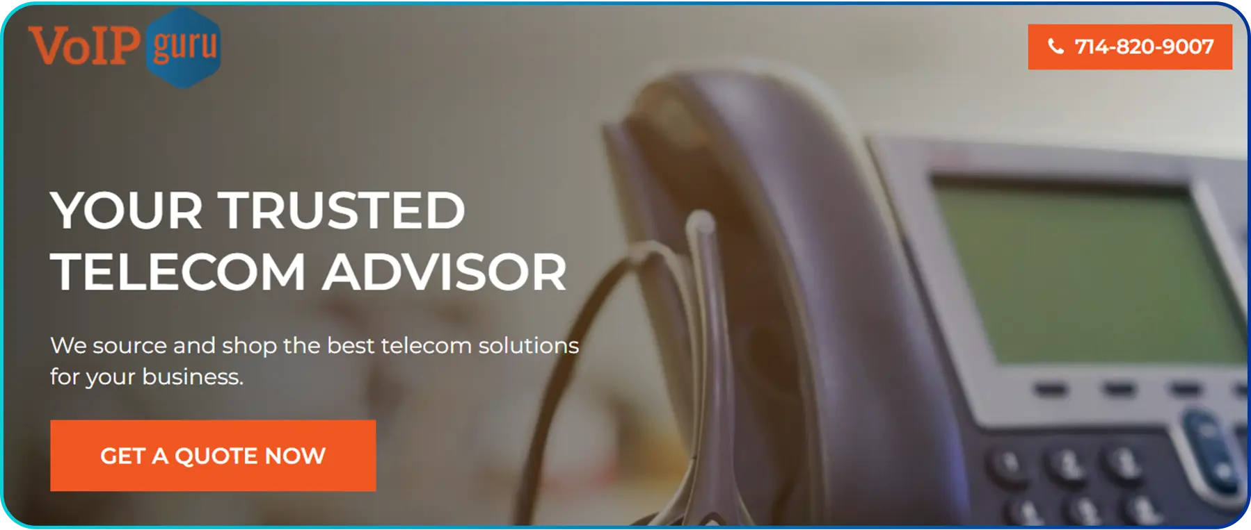 voip consulting homepage of the voip guru