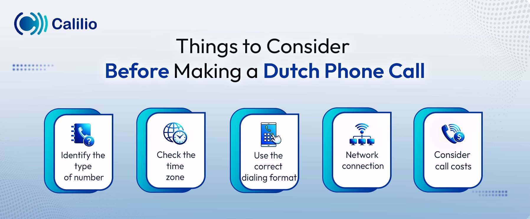 things to consider before calling a dutch number