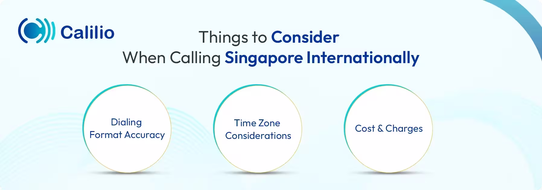 key points to consider when calling singapore internationally 