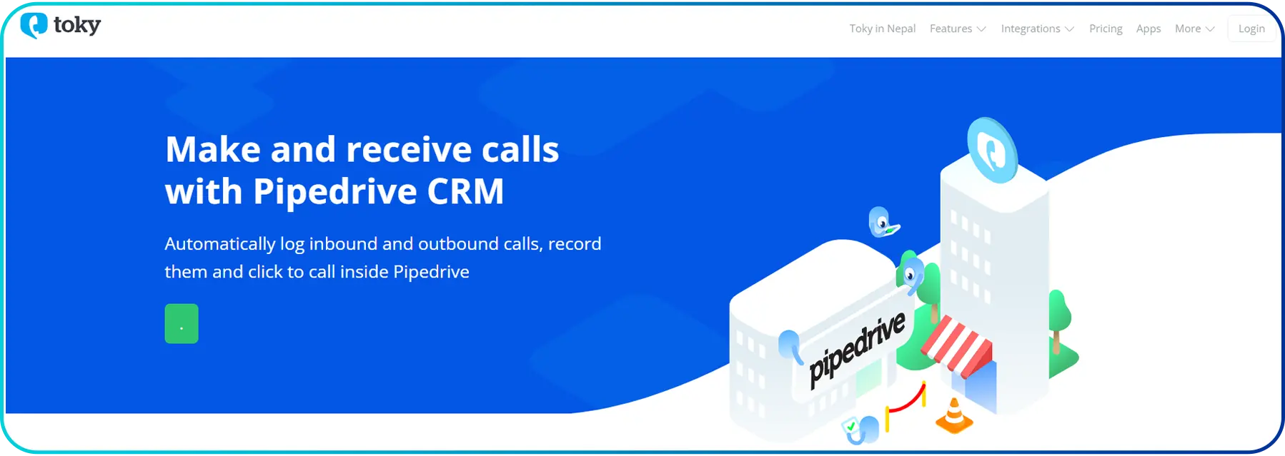 toky pipedrive integration