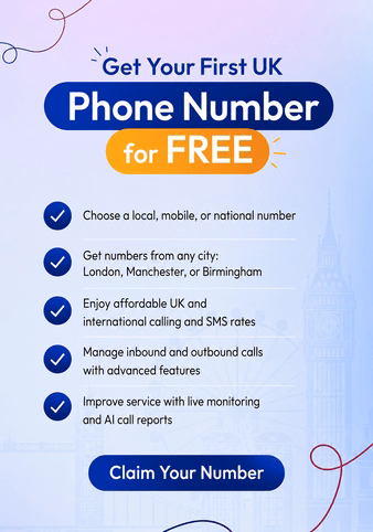 get your first uk number for free