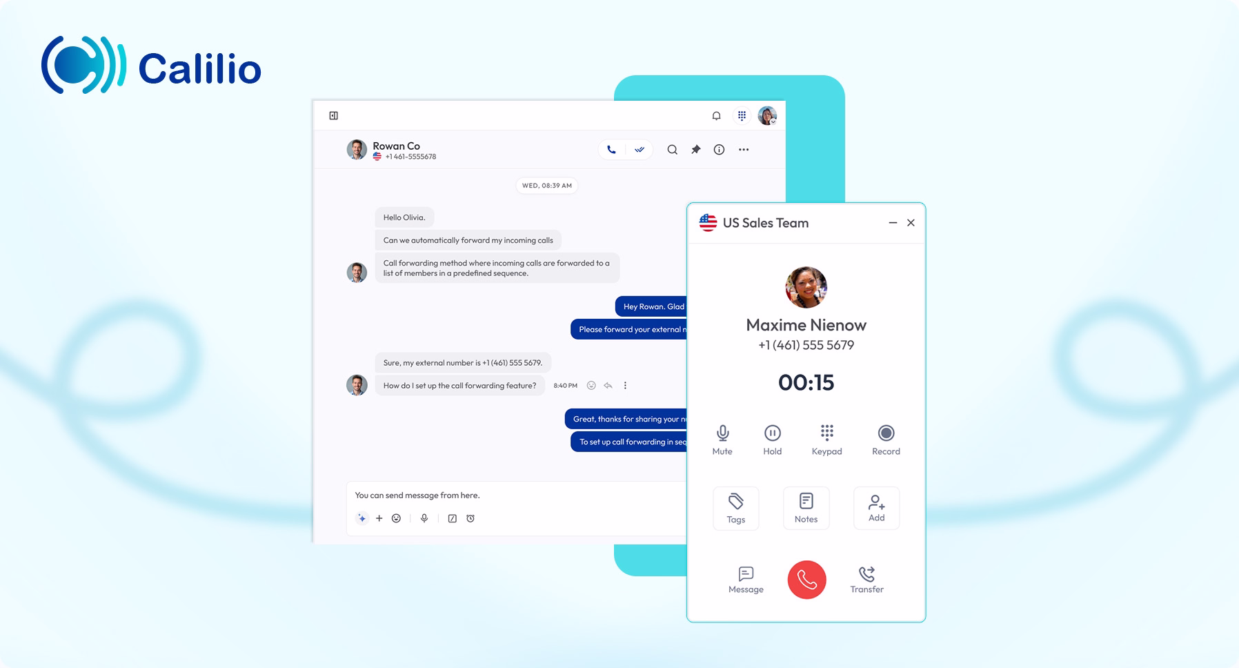 calilio's feature unified callbox