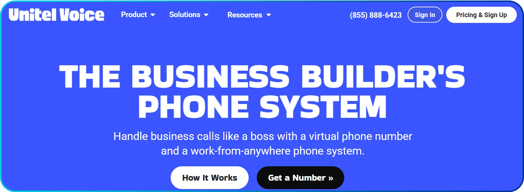 unitel voice homepage