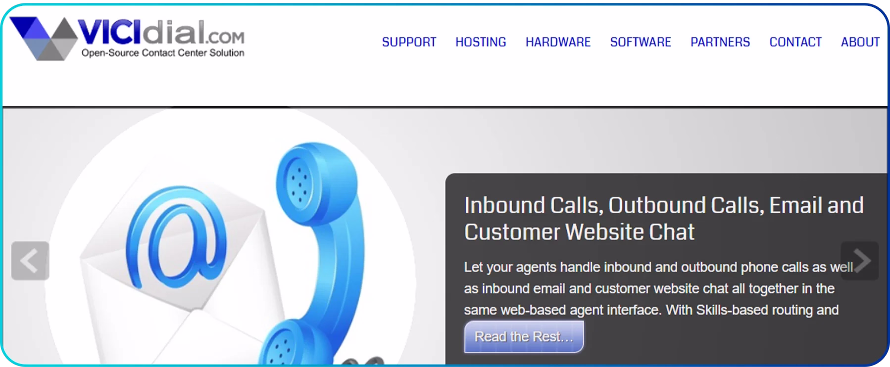 homepage of vicidial