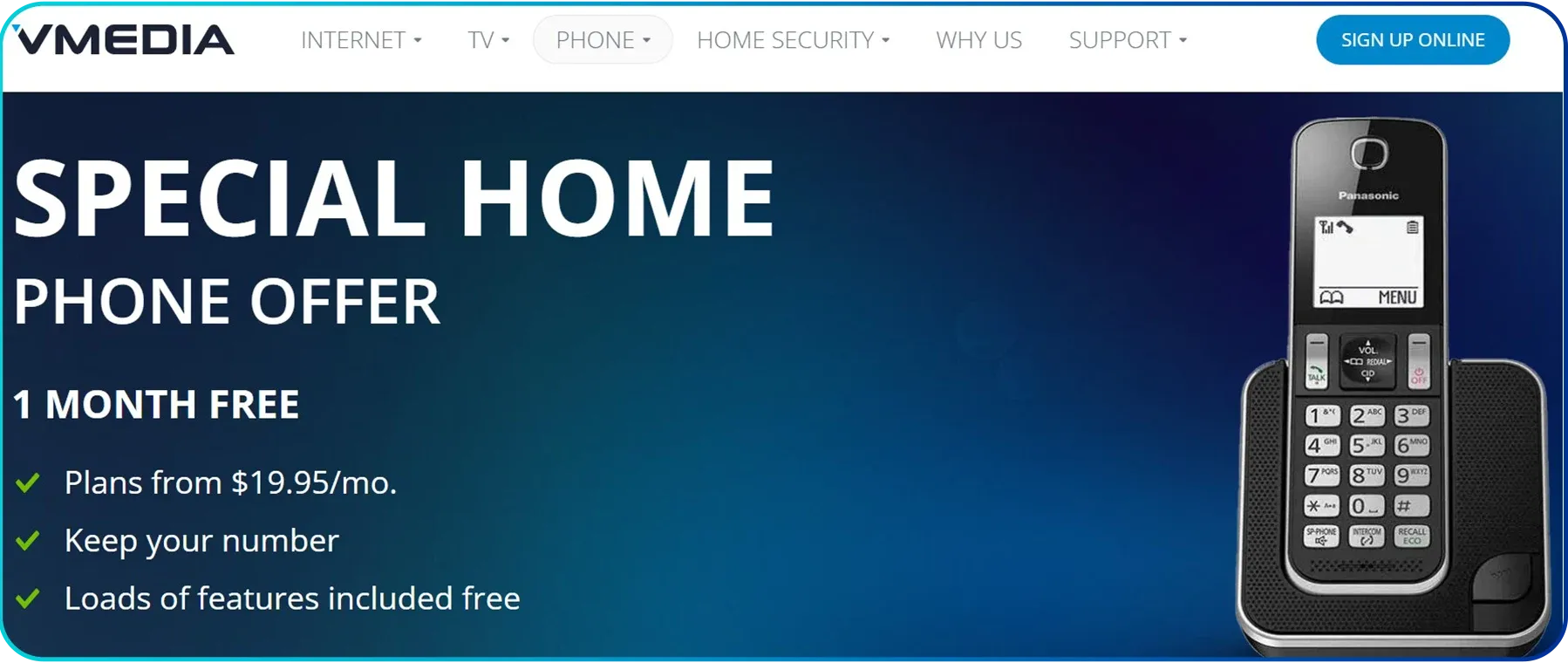 vmedia servicepage