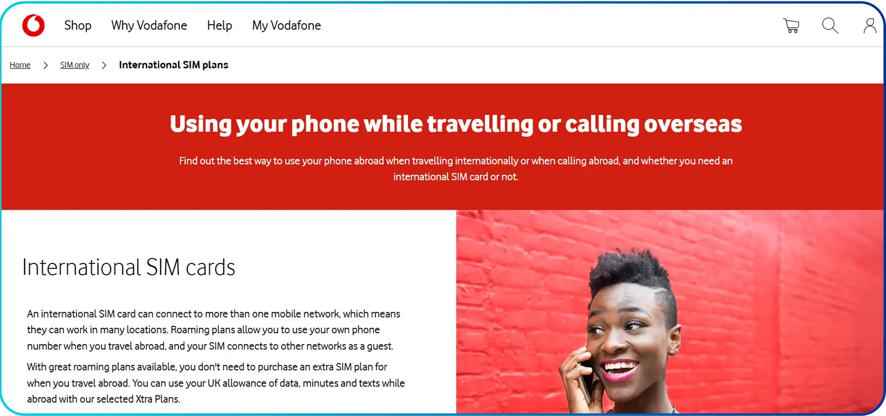 vodafone as uk prepaid sim card for tourist