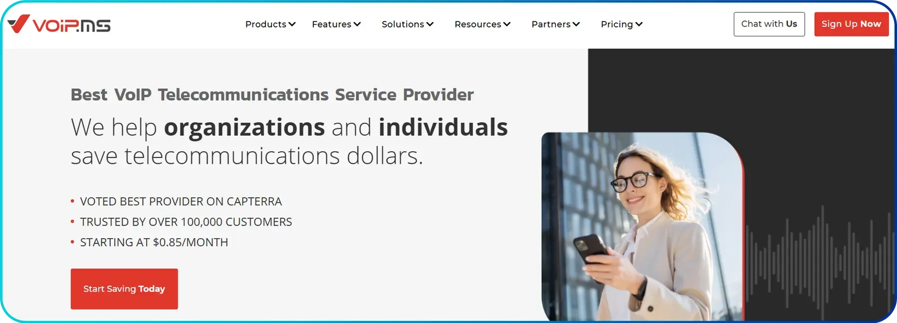 voip.ms homepage