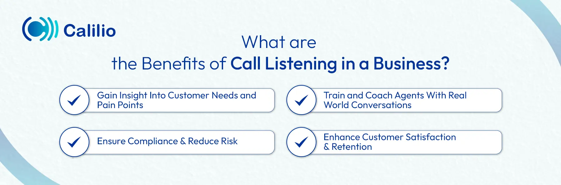 advantages of call listening in a business