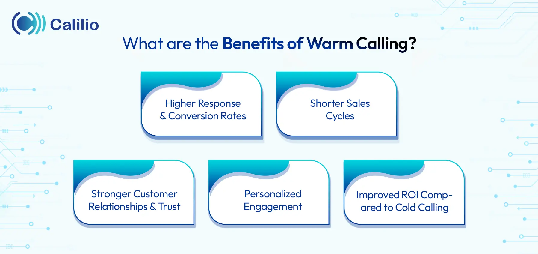 advantages of warm calling