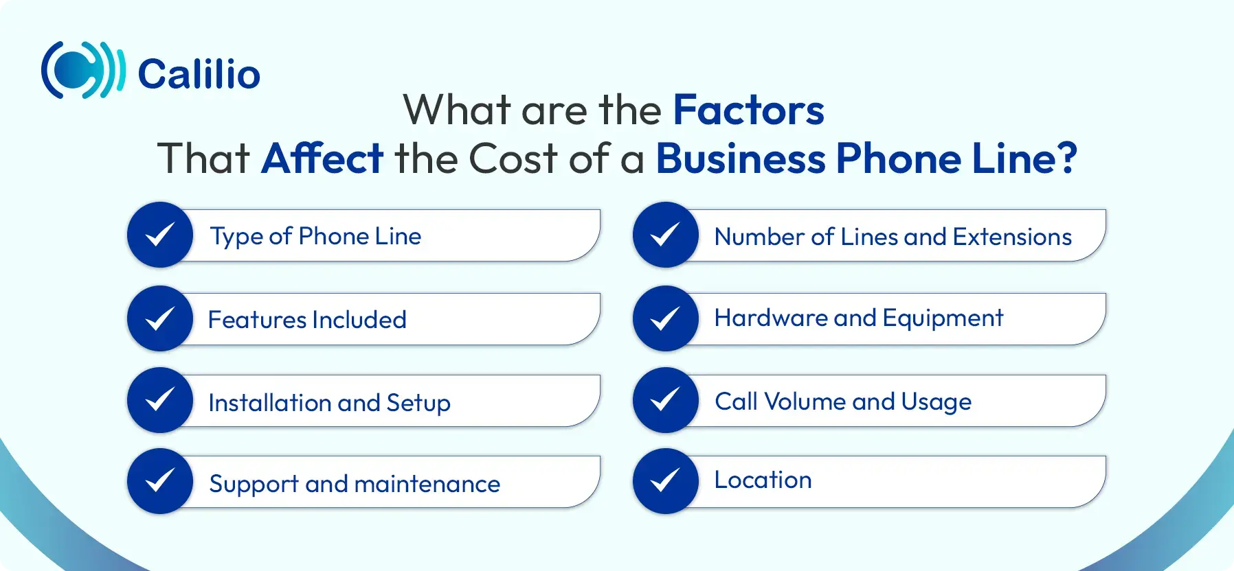 factors that affect the cost of a business phone line