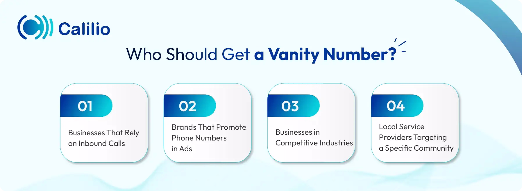 choosing who should get a vanity number