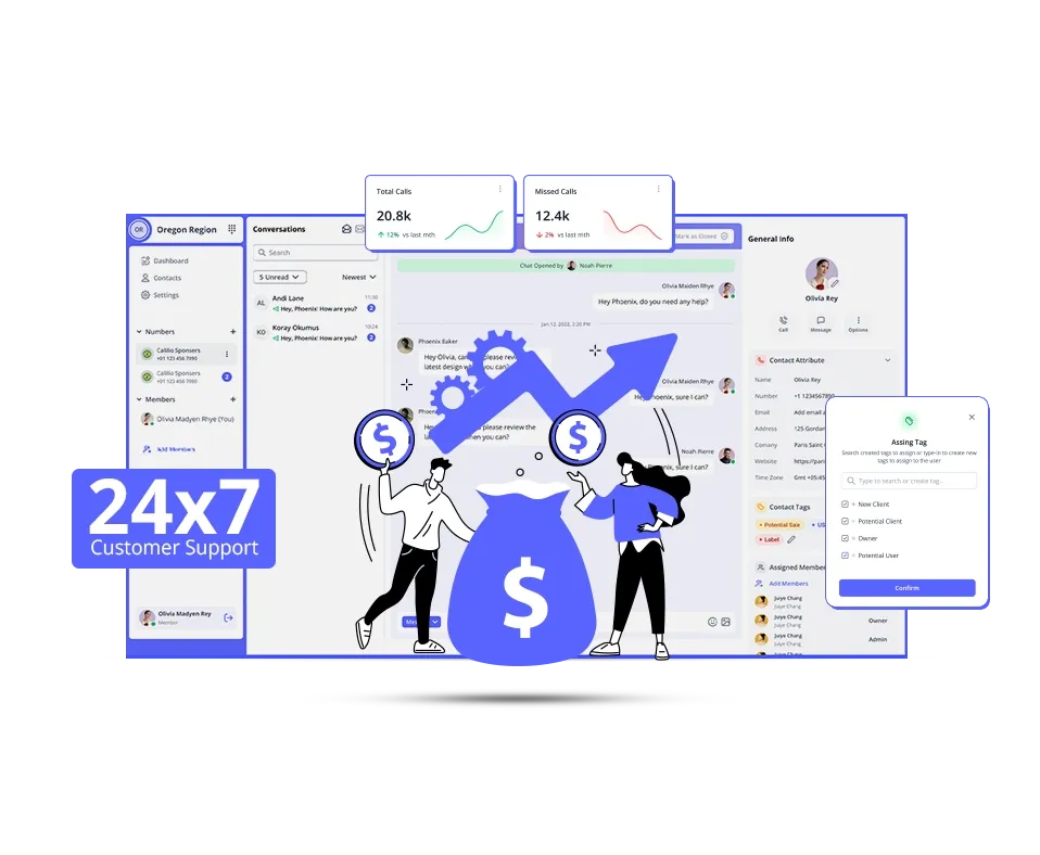 reason businesses choose calilio for 838 phone number for new york