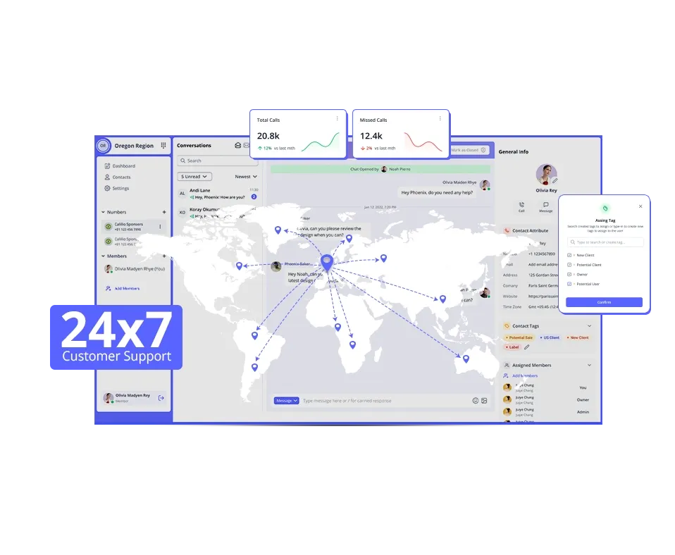connect globally with 226 area code on calilio