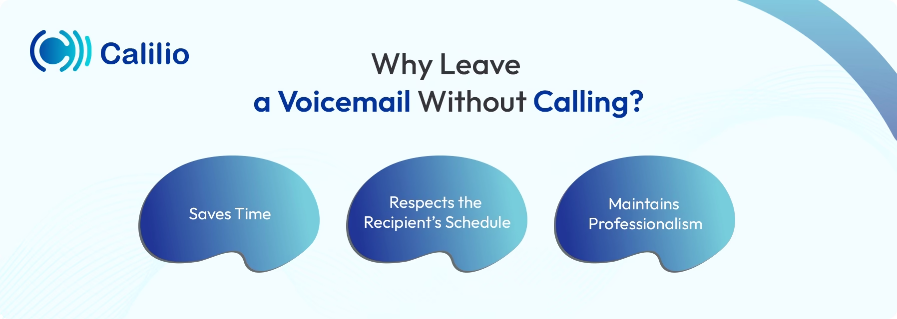 reason to leave a voicemail without calling