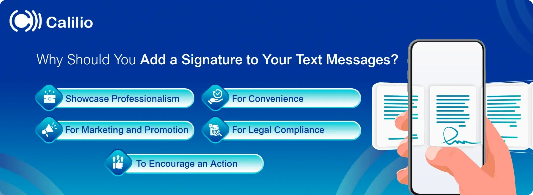 reasons to add a signature to your text messages